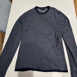 Vince Striped Sweater, Large (though slightly on small side for Large).